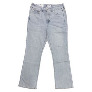 Western Fade - Seven7 Women's High Rise Tummyless Regular Fit Bootcut Stretch De